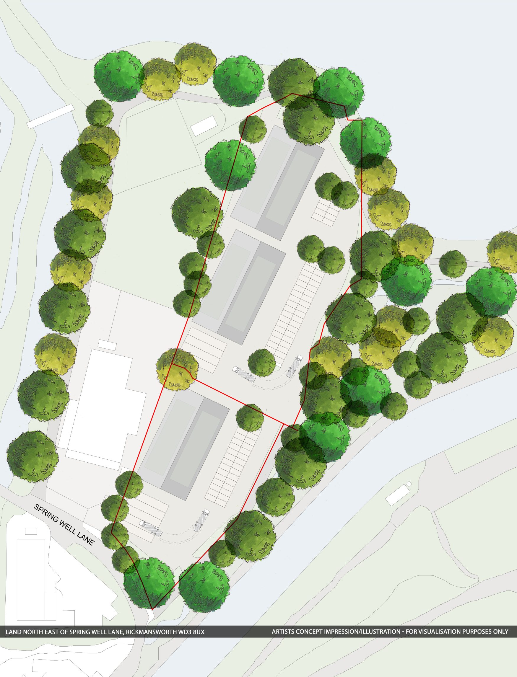 Freehold Land to the North East Spring Well Lane, Rickmansworth